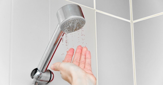 Low water pressure from the shower